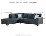 Altari Sleeper Sectional with Chaise - Woo Town Furniture (Worcester,MA)