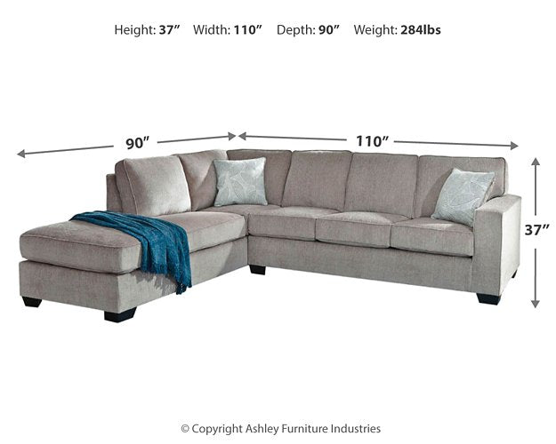 Altari Sleeper Sectional with Chaise - Woo Town Furniture (Worcester,MA)