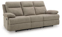 Side-Swipe Reclining Sofa with Drop Down Table - Woo Town Furniture (Worcester,MA)
