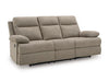 Side-Swipe Reclining Sofa with Drop Down Table - Woo Town Furniture (Worcester,MA)