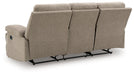 Side-Swipe Reclining Sofa with Drop Down Table - Woo Town Furniture (Worcester,MA)