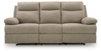 Side-Swipe Reclining Sofa with Drop Down Table - Woo Town Furniture (Worcester,MA)