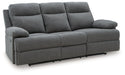 Side-Swipe Reclining Sofa with Drop Down Table - Woo Town Furniture (Worcester,MA)