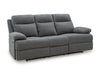 Side-Swipe Reclining Sofa with Drop Down Table - Woo Town Furniture (Worcester,MA)