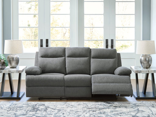 Side-Swipe Reclining Sofa with Drop Down Table - Woo Town Furniture (Worcester,MA)
