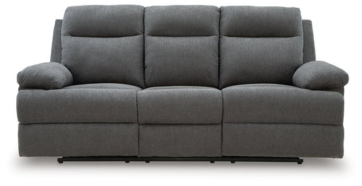 Side-Swipe Reclining Sofa with Drop Down Table - Woo Town Furniture (Worcester,MA)