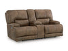 Beckley Place Power Reclining Loveseat with Console - Woo Town Furniture (Worcester,MA)
