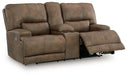 Beckley Place Power Reclining Loveseat with Console - Woo Town Furniture (Worcester,MA)