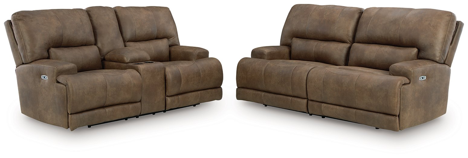 Beckley Place Reclining Living Room Set - Woo Town Furniture (Worcester,MA)