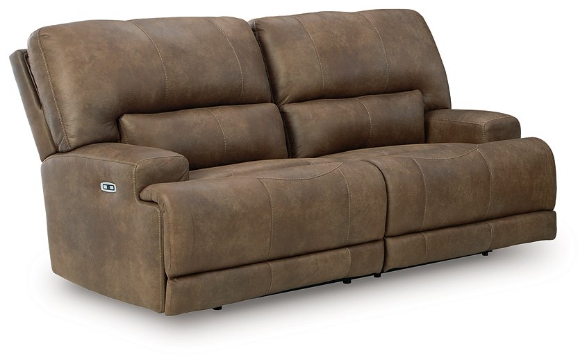 Beckley Place Power Reclining Sofa - Woo Town Furniture (Worcester,MA)
