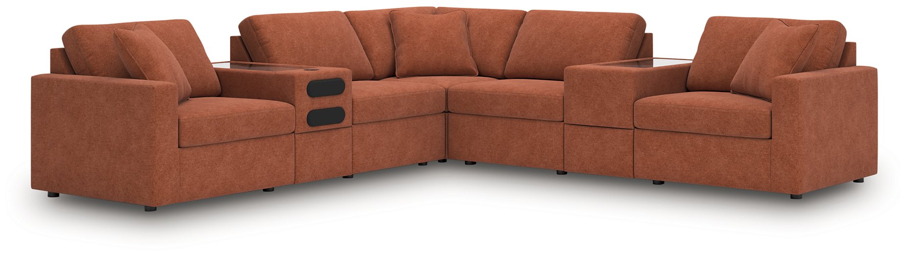 Modmax Balanced Sectional with Audio and Storage Consoles - Woo Town Furniture (Worcester,MA)
