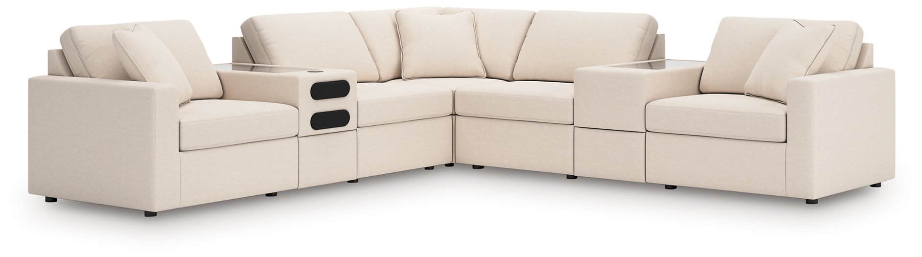 Modmax Balanced Sectional with Audio and Storage Consoles - Woo Town Furniture (Worcester,MA)