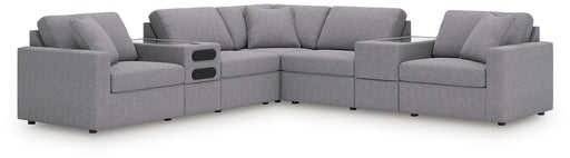 Modmax Balanced Sectional with Audio and Storage Consoles - Woo Town Furniture (Worcester,MA)