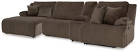 Top Tier Reclining Sectional with Chaise - Woo Town Furniture (Worcester,MA)