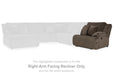 Top Tier Reclining Sectional with Chaise - Woo Town Furniture (Worcester,MA)