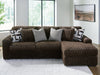Midnight-Madness Sectional Sofa with Chaise - Woo Town Furniture (Worcester,MA)