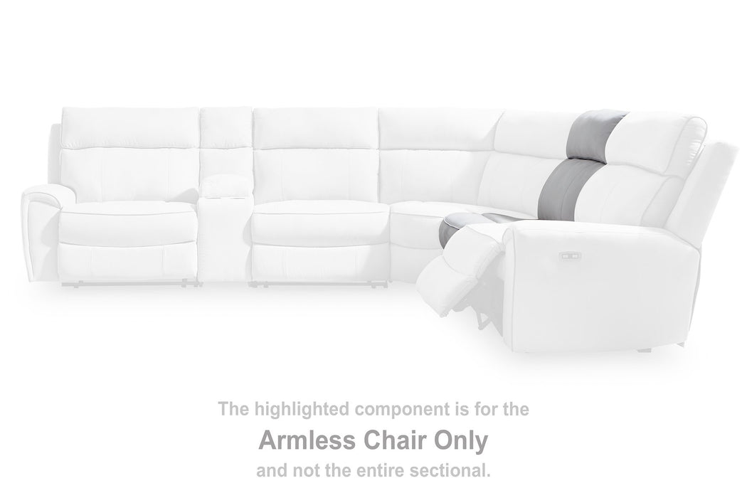 Social Pointe Reclining Sectional with Storage Console - Woo Town Furniture (Worcester,MA)