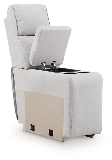 Social Pointe Power Reclining Sectional - Woo Town Furniture (Worcester,MA)