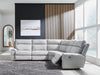 Social Pointe Power Reclining Sectional - Woo Town Furniture (Worcester,MA)
