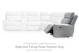 Social Pointe Power Reclining Sectional - Woo Town Furniture (Worcester,MA)