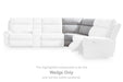 Social Pointe Reclining Sectional with Storage Console - Woo Town Furniture (Worcester,MA)
