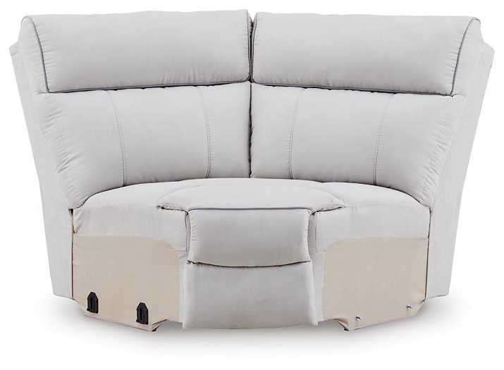 Social Pointe Power Reclining Sectional - Woo Town Furniture (Worcester,MA)