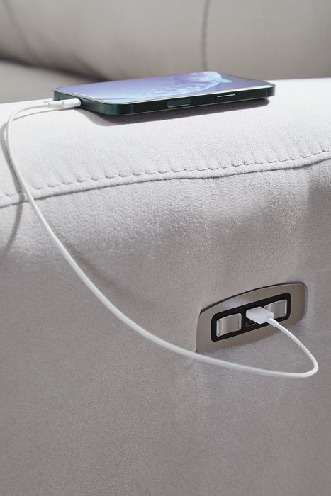 Social Pointe Power Recliner - Woo Town Furniture (Worcester,MA)