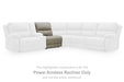 Narwhal Place Power Reclining Sectional - Woo Town Furniture (Worcester,MA)