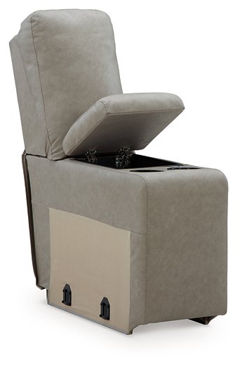 Narwhal Place Reclining Sectional with Storage Console - Woo Town Furniture (Worcester,MA)