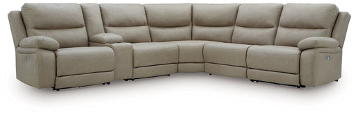 Narwhal Place Reclining Sectional with Storage Console - Woo Town Furniture (Worcester,MA)
