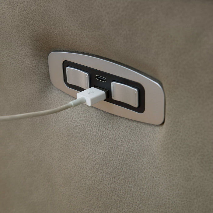 Narwhal Place Power Reclining Sectional - Woo Town Furniture (Worcester,MA)