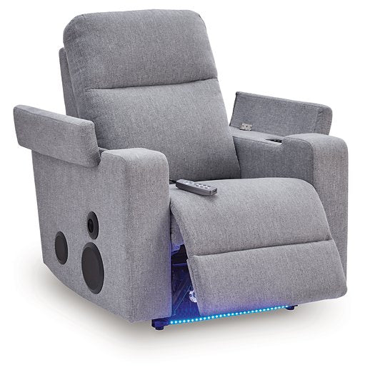 Pineland Power Glider Recliner with Audio System - Woo Town Furniture (Worcester,MA)