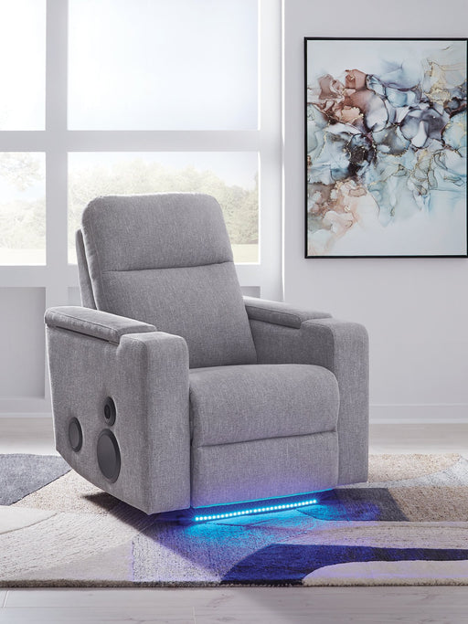 Pineland Power Glider Recliner with Audio System - Woo Town Furniture (Worcester,MA)
