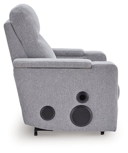 Pineland Power Glider Recliner with Audio System - Woo Town Furniture (Worcester,MA)