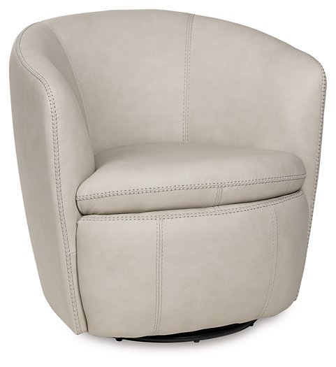 Kierreys Swivel Accent Chair - Woo Town Furniture (Worcester,MA)