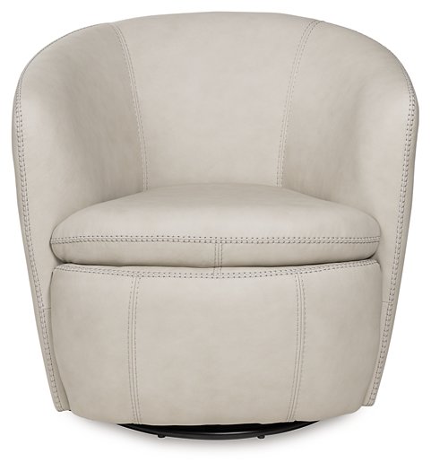 Kierreys Swivel Accent Chair - Woo Town Furniture (Worcester,MA)