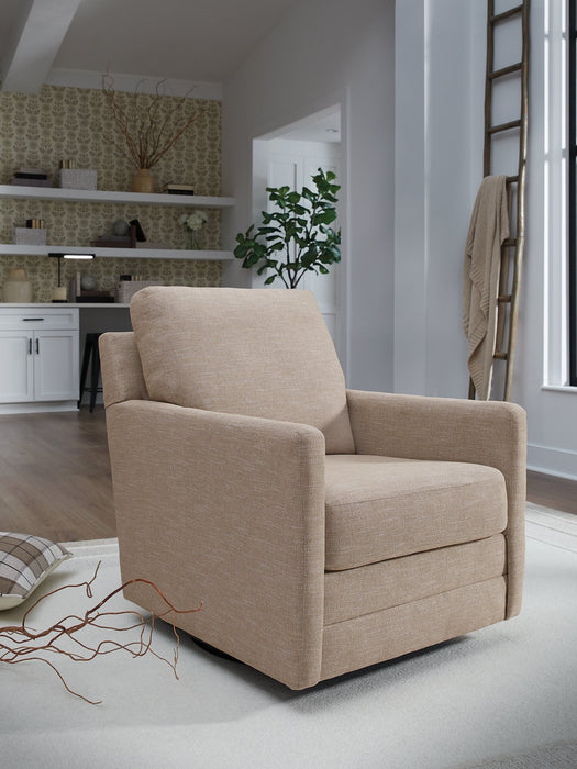 Freybourne Next-Gen Nuvella Swivel Accent Chair - Woo Town Furniture (Worcester,MA)