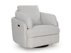 Alainmont Next-Gen Nuvella Swivel Power Recliner - Woo Town Furniture (Worcester,MA)