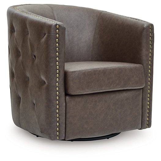 Brentlow Swivel Accent Chair - Woo Town Furniture (Worcester,MA)