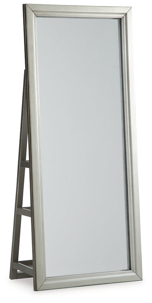 Evesen Floor Standing Mirror/Storage - Woo Town Furniture (Worcester,MA)