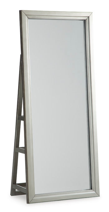 Evesen Floor Standing Mirror/Storage - Woo Town Furniture (Worcester,MA)