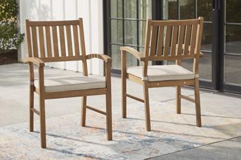 Janiyah Outdoor Dining Arm Chair (Set of 2)