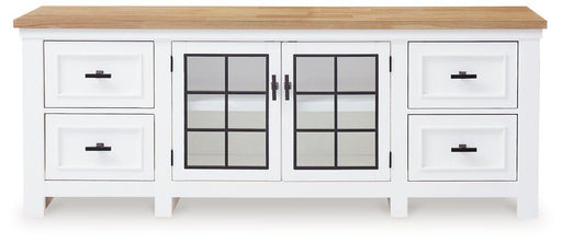 Ashbryn 74" TV Stand - Woo Town Furniture (Worcester,MA)