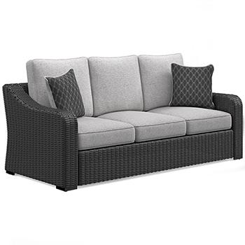 Beachcroft Outdoor Sofa with Cushion - Woo Town Furniture (Worcester,MA)
