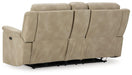 Next-Gen DuraPella Power Reclining Loveseat with Console - Woo Town Furniture (Worcester,MA)