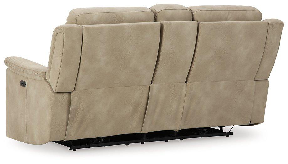 Next-Gen DuraPella Power Reclining Loveseat with Console - Woo Town Furniture (Worcester,MA)