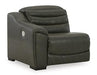 Center Line Power Reclining Sectional Loveseat - Woo Town Furniture (Worcester,MA)