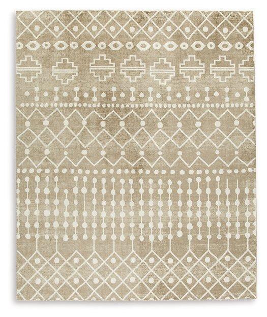 Bunchly 7'10" x 10'3" Washable Rug - Woo Town Furniture (Worcester,MA)