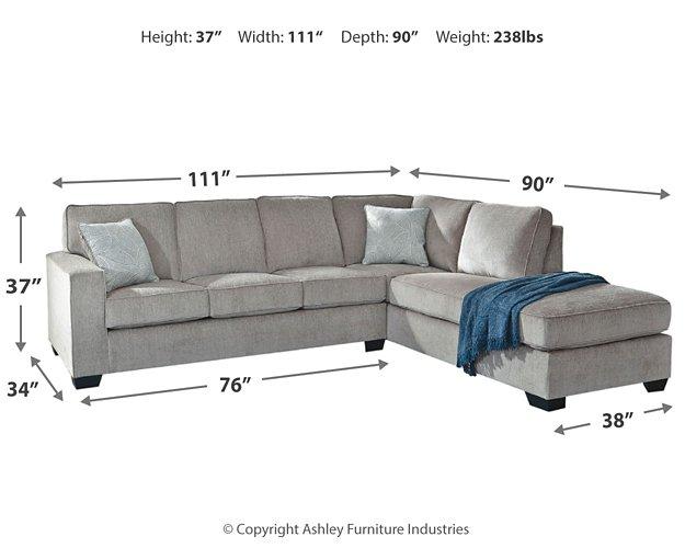 Altari Sectional with Chaise - Woo Town Furniture (Worcester,MA)