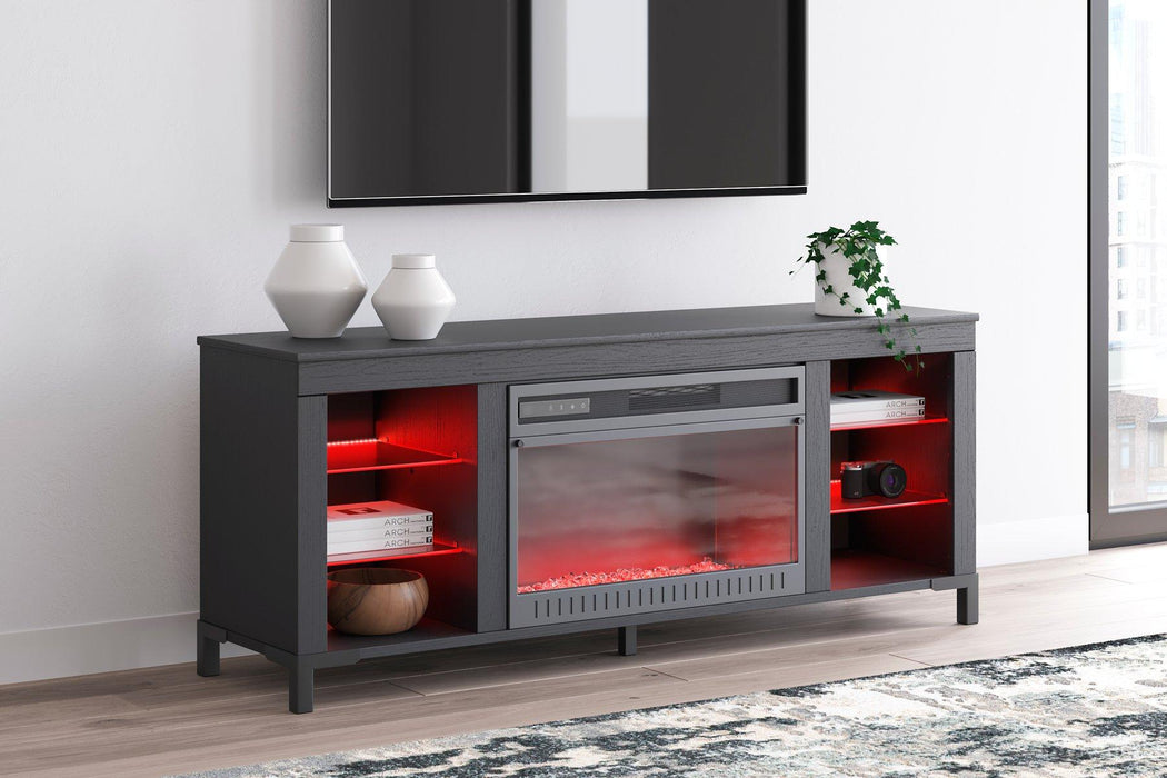 Cayberry 60" TV Stand with Electric Fireplace - Woo Town Furniture (Worcester,MA)